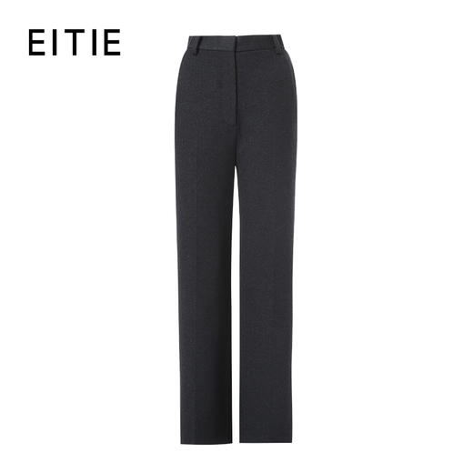 EITIE爱特爱高腰合体直筒修饰腿型显瘦保暖秋冬裤子8405104 商品图5