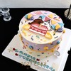 1027CAKE |  手绘蛋糕  线条小狗 商品缩略图0