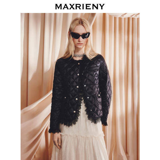 玛克门店发货：MAXRIENY立体菱格羽绒服(货号:MF86DC517) 商品图2