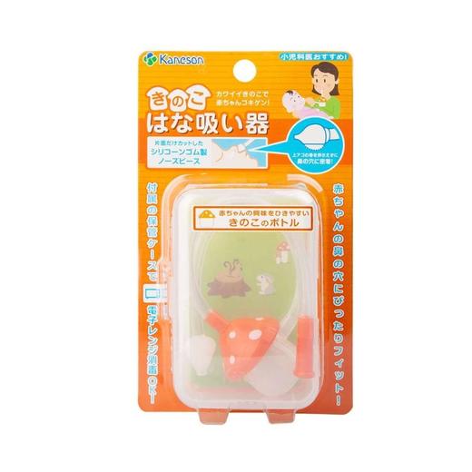 【特卖】KANESON 儿童蘑菇吸鼻器（仓库孤品，外包装有脏污/泛黄等情况，介意勿拍） 商品图0