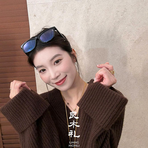 【特价不退换】【预售7天】良木礼山羊绒上衣（D25102347F） 商品图4