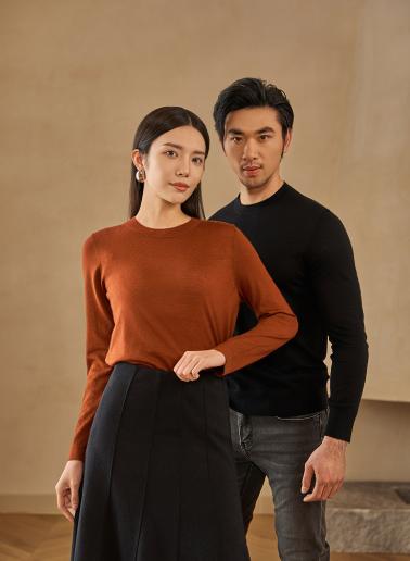 AM路卡西	100%精纺羊绒衫 一触即暖针织衫	DD88200030 商品图0