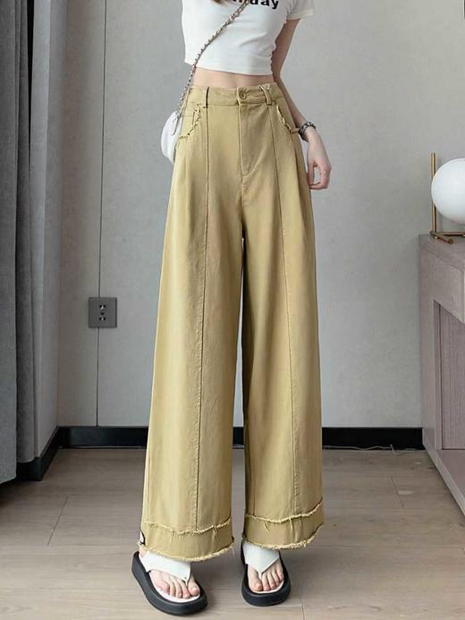 冰点价！仅限11.11！退货勿拍 维纳真蒂2868品质双毛边100%棉水洗棉休闲长裤-喜出 商品图0