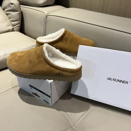 Alo Yoga Recovery Slipper 舒适简约保暖防滑耐磨包头拖鞋 男女同款棉半拖 商品图0