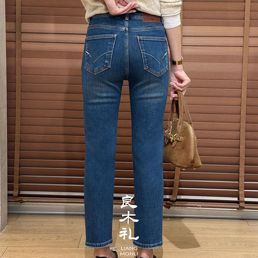 【特价不退换】【预售7天/加绒】良木礼烟管牛仔裤（小细腿）（D25103850） 商品图4
