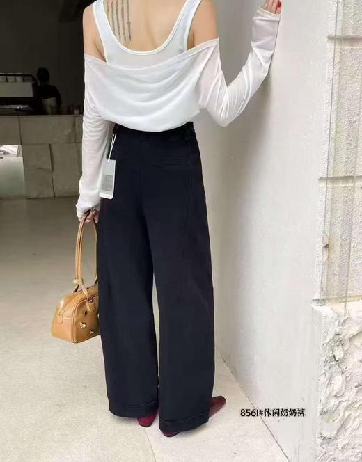 【休闲裤】这款超舒服～8561高弹力水洗棉休闲裤-喜出 商品图2