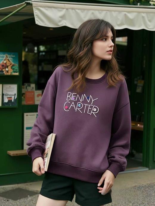 【卫衣系列】工艺系列-竹节绣纽扣卫衣-喜出 商品图1