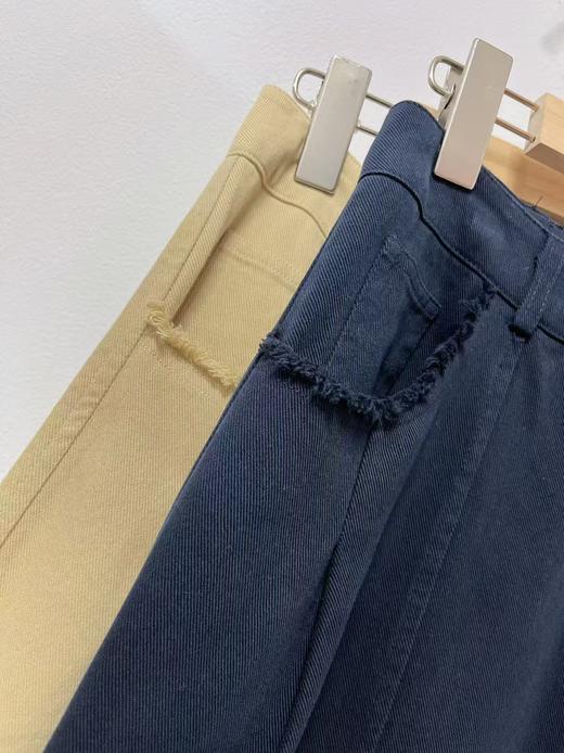 冰点价！仅限11.11！退货勿拍 维纳真蒂2868品质双毛边100%棉水洗棉休闲长裤-喜出 商品图3