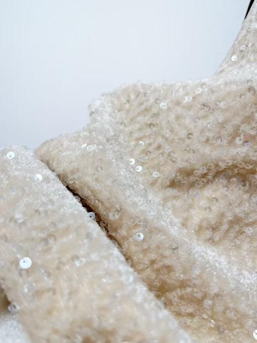 重工亮片马甲！！2875金丝绒新中式盘扣亮片马甲-喜出 商品图3