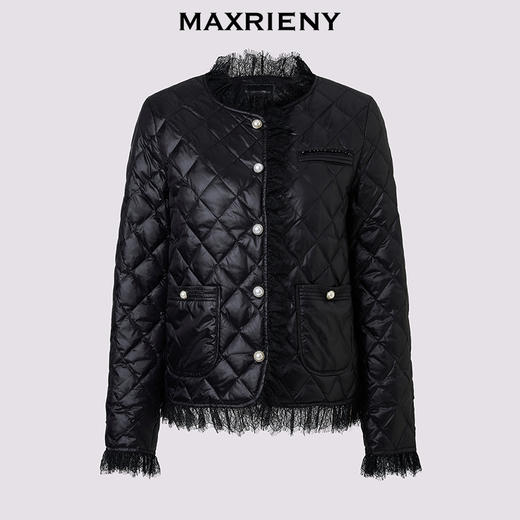 玛克门店发货：MAXRIENY立体菱格羽绒服(货号:MF86DC517) 商品图3