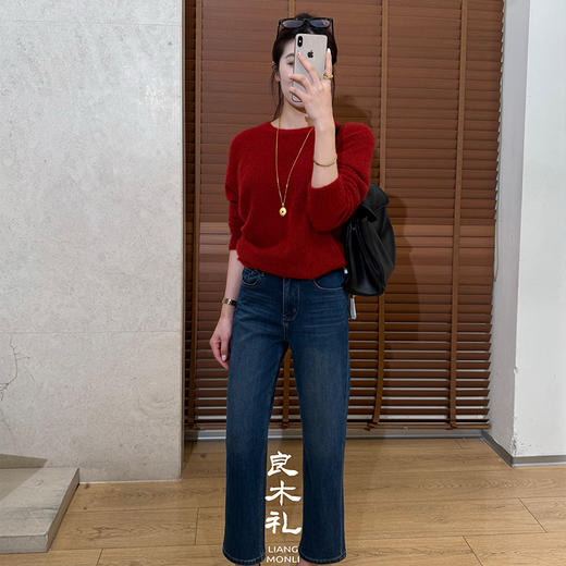 【特价不退换】【预售7天/加绒】良木礼法棍牛仔裤（小燕子）（D25103851） 商品图2