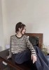 【自营】12.12错过没有！清货不退退货勿拍！！1805花苞短款长袖内里网纱不扎T恤-喜出 商品缩略图2