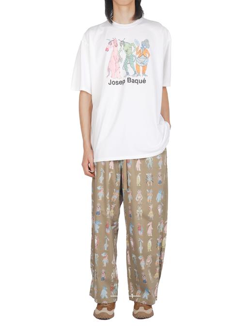 Undercover | 联名Josep Baqué小怪兽白色T恤 商品图1