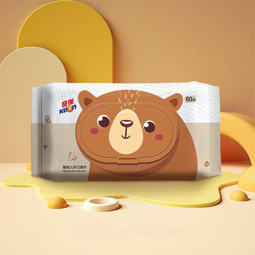 【分仓直发包邮】奇强湿巾80片/包*4包 商品图1