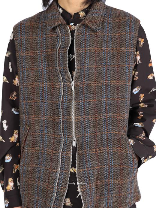 Undercover | 毡羊毛双拉链背心 商品图6