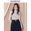 MAXRIENY璀璨烫钻半高领套头羊毛混纺针织毛衫25冬款内搭打底上衣(货号:MF86SW514) 商品缩略图2