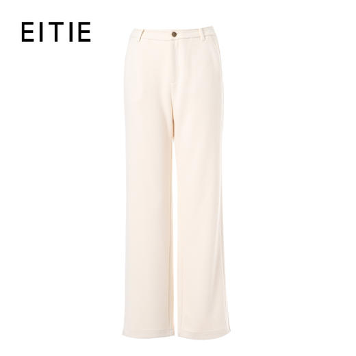 EITIE爱特爱直筒高腰休闲百搭冬季新款裤子8405109 商品图0