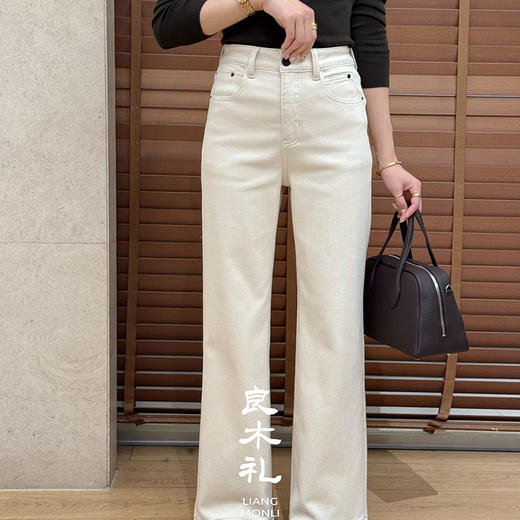 【特价不退换】【预售7天/加绒】良木礼直筒牛仔裤（小米筒）(D25103856) 商品图3