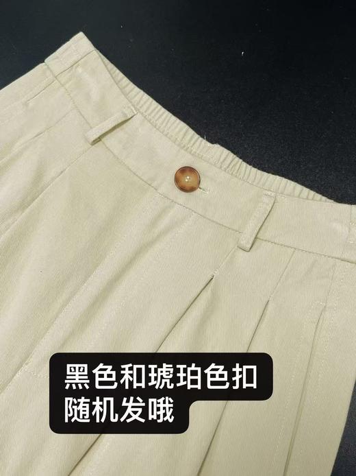1.23清仓！不支持退货！韩系6316高腰毛边阔腿裤女2025秋季搭休闲显瘦直筒裤长裤子-喜出 商品图3