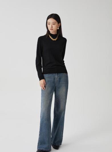 AM路卡西	百搭针织衫84.8%绵羊毛15.2%山羊绒	DE8810022 商品图1