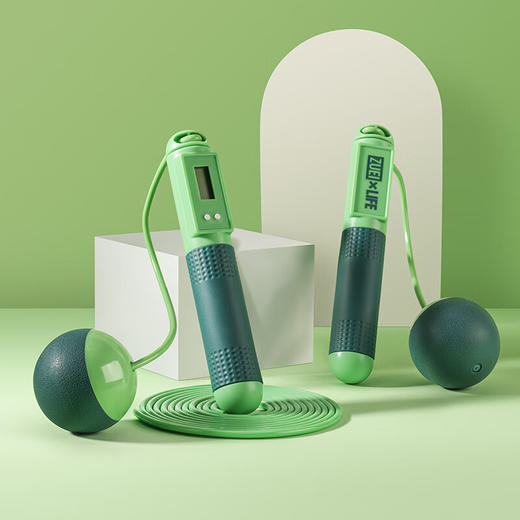 【分仓直发包邮】卓一悦圈计数两用跳绳器ZY-2403S 商品图0