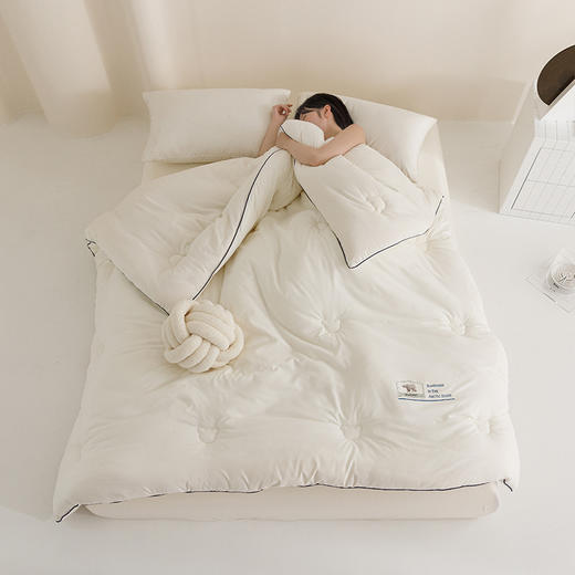 【换季出清】自然醒云绒棉软胖胖熊抱被大豆被冬被芯YBY 商品图5