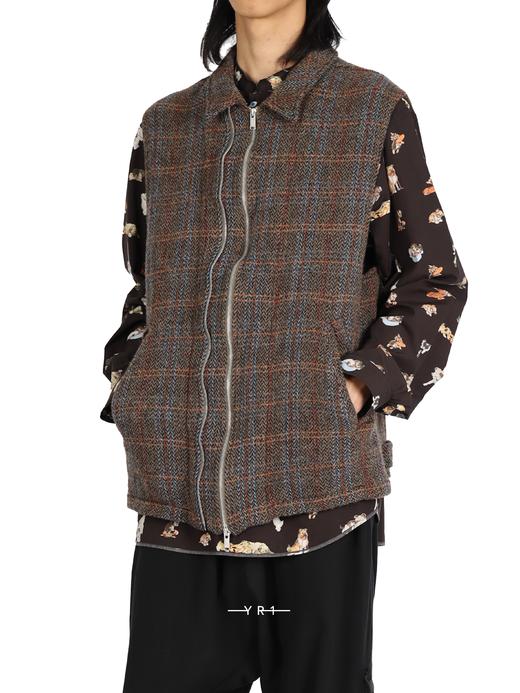 Undercover | 毡羊毛双拉链背心 商品图0