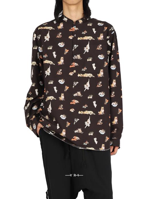 Undercover | 狗狗满印套头衬衫 商品图0