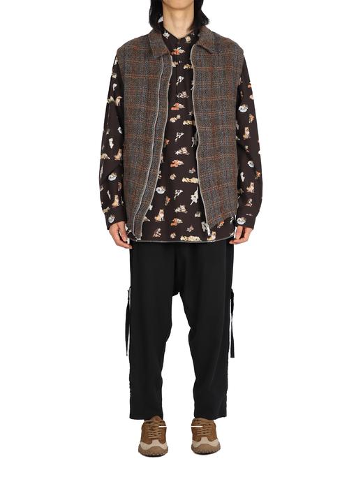 Undercover | 毡羊毛双拉链背心 商品图1