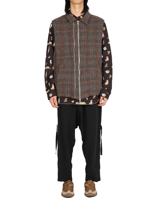 Undercover | 毡羊毛双拉链背心 商品图2