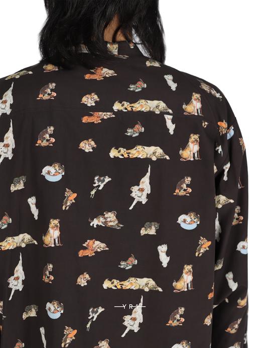 Undercover | 狗狗满印套头衬衫 商品图5