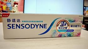 舒适达美白配方牙膏120克