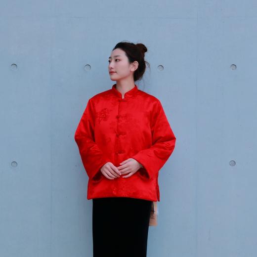 【抖音专属】新中式棉服(21802058胭脂-设计师） 商品图1