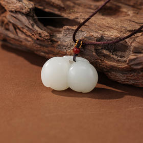 「年礼优选」【柿柿如意】羊脂白玉挂件