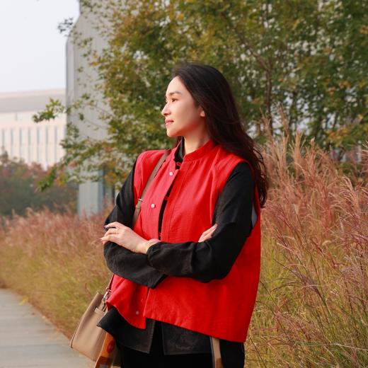 【抖音专属】新中式棉马甲（22804060丹雘-结缘款） 商品图4