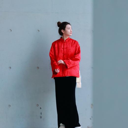 【抖音专属】新中式棉服(21802058胭脂-设计师） 商品图3