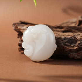 「年礼优选」【百解赐福】羊脂白玉貔貅把件