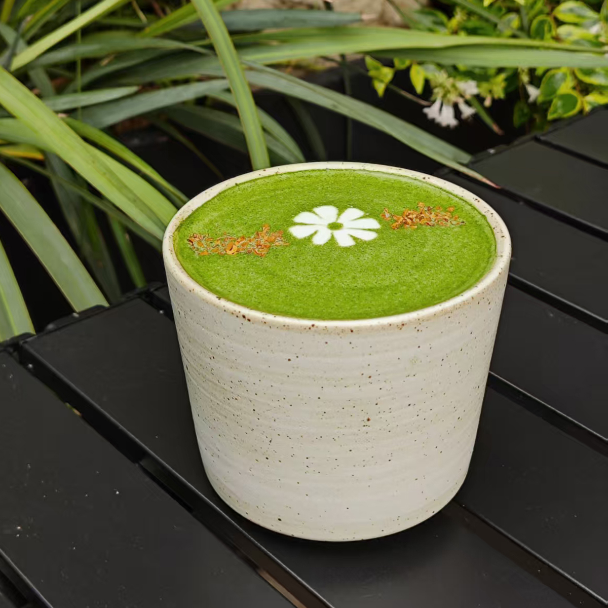 【热/冰】桂花抹茶拿铁