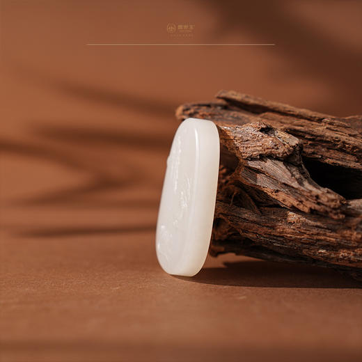 「年礼优选」【逐鸳合美】羊脂白玉挂件 商品图4