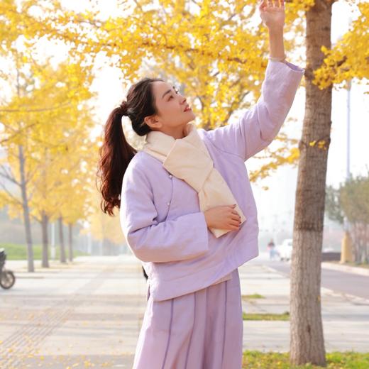 【抖音专属】斜襟盘扣短棉服（20802120-昌荣） 商品图3