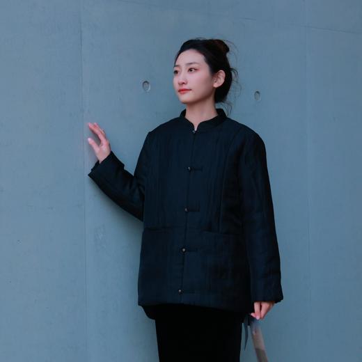 【2026东衣作】 墨•新中式棉服(23802804B墨黪-高定款) 商品图1