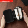 麦卡伦纯钛旅行茶具套装户外露营便携式双层茶具套装随身快客杯子纯钛茶具旅行套装TXL400 商品缩略图2