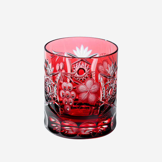 德国进口Arnstadt葡萄系列水晶威士忌酒杯手工雕刻高端玻璃杯礼盒宝石红葡萄威士忌单只礼盒300ml 商品图4