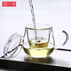 高硼硅玻璃耐高温茶水分离泡茶杯子办公家用过滤茶杯三件杯TB006璃匠泡茶杯360ml 商品缩略图1