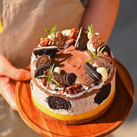 【奥利奥巧克力芒果蛋糕】叮当热卖蛋糕-鲜果奶油蛋糕