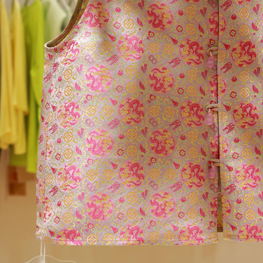 【抖音专属】新中式马甲（25804202娇红） 商品图2