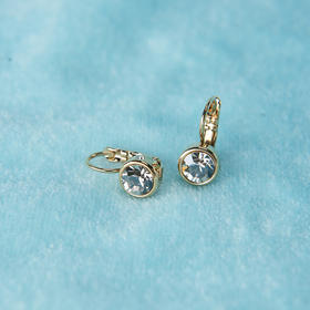 北京仓｜Dyrberg Kern-MADU-水晶 耳环（金色）［丹麦设计师］