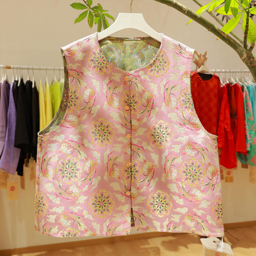 【抖音专属】新中式马甲（25804202宝相花开） 商品图0