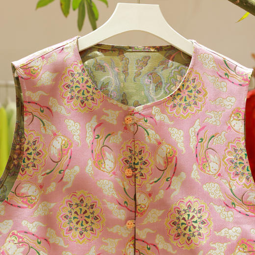 【抖音专属】新中式马甲（25804202宝相花开） 商品图1