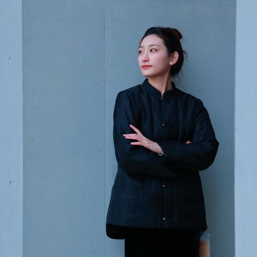 【2026东衣作】 墨•新中式棉服(23802804B墨黪-高定款) 商品图2